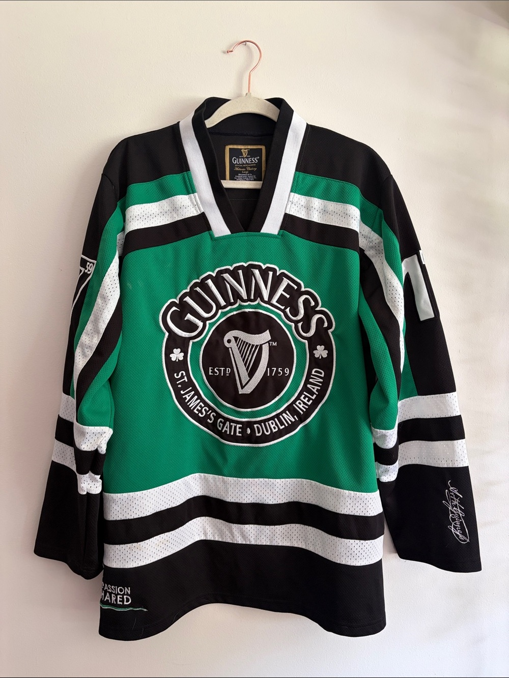 Guinness Ice Hockey Jersey